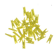 100 Pcs Mini Clip Work Photo Wire Clothes Pins Wooden Utility Clips