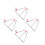 4 Sets Musical Triangle Steel Percussion With Striker For Kids 5