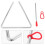 4 Sets Musical Triangle Steel Percussion With Striker For Kids 11
