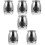 6 Pcs Funerary Bone Ash Container Stainless Cinerary Urn Mini Jar 10