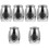 6 Pcs Funerary Bone Ash Container Stainless Cinerary Urn Mini Jar 6