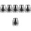 6 Pcs Funerary Bone Ash Container Stainless Cinerary Urn Mini Jar 4