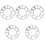 5Pcs Car Truck Wheel Hub Spacer Replacement Hub Centric 5