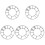 5Pcs Car Truck Wheel Hub Spacer Replacement Hub Centric 4