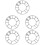 5Pcs Car Truck Wheel Hub Spacer Replacement Hub Centric 8