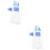 2Pcs Portable Fencing Glove Nonskid Training Gear Practical Use 8