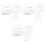 9 Pcs Bowl Cozy Pattern Templates Mat Patchwork Acrylic Rulers Diy 3