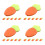 24 Pcs Plastic Carrot Shape Cloth Diaper Pins With Locking Closures 5