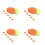 24 Pcs Plastic Carrot Shape Cloth Diaper Pins With Locking Closures 4