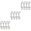 12 Pcs Double Ended Trigger Hook Clip Heavy Duty Snap 5