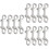12 Pcs Double Ended Trigger Hook Clip Heavy Duty Snap 6