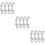 12 Pcs Double Ended Trigger Hook Clip Heavy Duty Snap 9