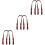 6 Pcs Synthetic Handbag Handles Durable Tote Replacement Strap 5