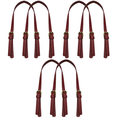 6 Pcs Synthetic Handbag Handles Durable Tote Replacement Strap 2