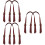 6 Pcs Synthetic Handbag Handles Durable Tote Replacement Strap 7