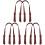 6 Pcs Synthetic Handbag Handles Durable Tote Replacement Strap 2