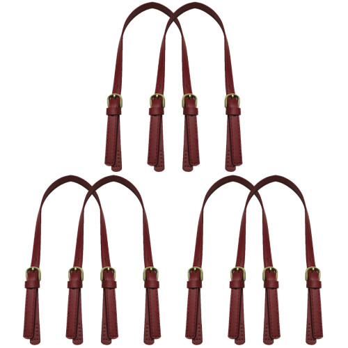 6 Pcs Synthetic Handbag Handles Durable Tote Replacement Strap 1