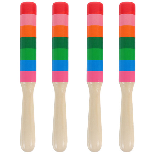 2 Paar Rhythmmeestokken Percussie-instrumenten Draagbaar 2