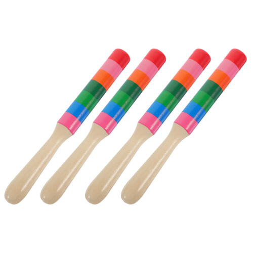 2 Paar Rhythmmeestokken Percussie-instrumenten Draagbaar