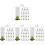 80 Pcs Plastic Bee Cage Bee Breeding And Feeding Equipment 4