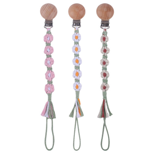 9 Pcs Teether Holder Toy Strap For Baby Pacifier
