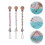 9 Pcs Teether Holder Toy Strap For Baby Pacifier 9