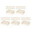100Pcs Plastic Queen Rearing Cage Beekeeping Tool Beige Ventilated Box 5