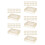 100Pcs Plastic Queen Rearing Cage Beekeeping Tool Beige Ventilated Box 9