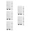 Plastic Aquarium Partition Divider Grid With Clips For Filtration 7