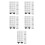Plastic Aquarium Partition Divider Grid With Clips For Filtration 9