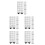 Plastic Aquarium Partition Divider Grid With Clips For Filtration 8