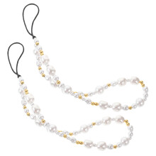 4 Pcs Beaded Phone Charms Chain Strap For Women Cases