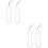 4 Pcs Beaded Phone Charms Chain Strap For Women Cases 8