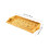 4Pcs Fruit Serving Tray Decorative Metal Rectangle Storage Tray 11