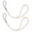 4 Pcs Beaded Phone Charms Chain Strap For Women Cases 2