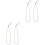 4 Pcs Beaded Phone Charms Chain Strap For Women Cases 5
