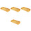 4Pcs Fruit Serving Tray Decorative Metal Rectangle Storage Tray 5