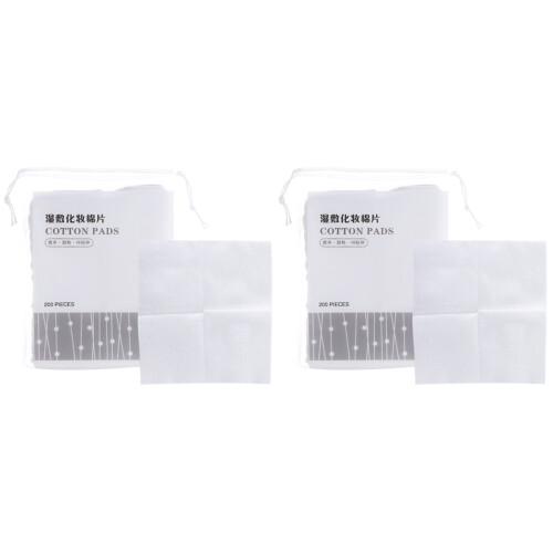 2Pcs Hydropathic Stretchable Facial Cotton Pads 1