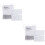 2Pcs Hydropathic Stretchable Facial Cotton Pads 6