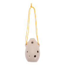 2Pcs Portable Ceramic Alto Ocarina Mini Instrument Household Accessory