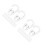 100 Pcs Clear Curtain Track Hooks Transparent Ceiling Connector 4