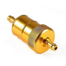 Motorcycle Pit Dirt Bike Petrol Gasonline Fuel In Line Filter Cleaner 1/4" 6mm
