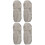 Extensions Naturel Gris Pour Styles Variés 6