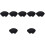84 Pcs Practical PVC Shoes Supports Expanders 5