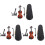 3 Sets Small Wood Violin Model Realistic Studio Photo Prop 2