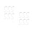 12 Pcs Handbag Hangers Bag Hooks Pouch Desktop Table Holders 10