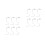 12 Pcs Handbag Hangers Bag Hooks Pouch Desktop Table Holders 8