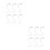 12 Pcs Handbag Hangers Bag Hooks Pouch Desktop Table Holders 9