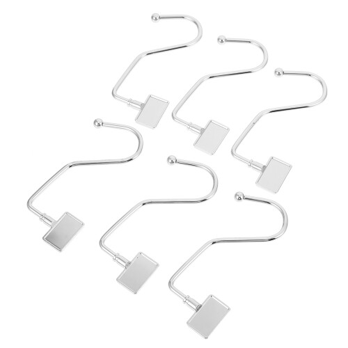 12 Pcs Handbag Hangers Bag Hooks Pouch Desktop Table Holders 1