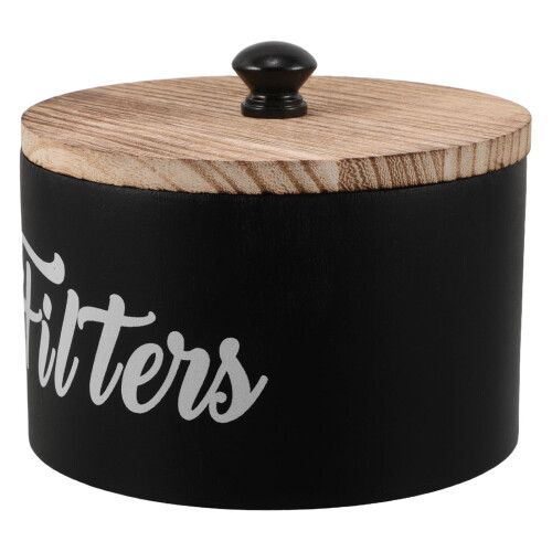 3Pcs Round Wooden Laundry Beads Storage Container With Lid Organizer 2